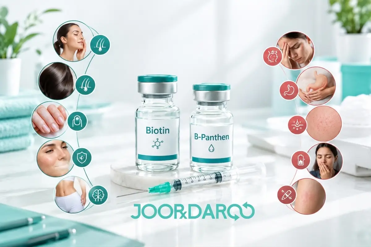 فواید و عوارض آمپول بیوتین و بپانتین