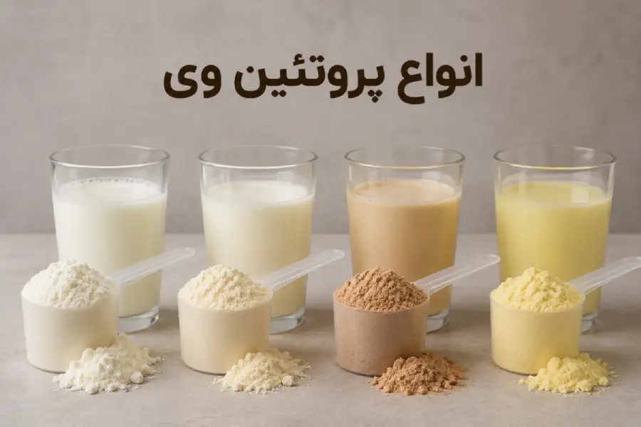 انواع پروتئین وی