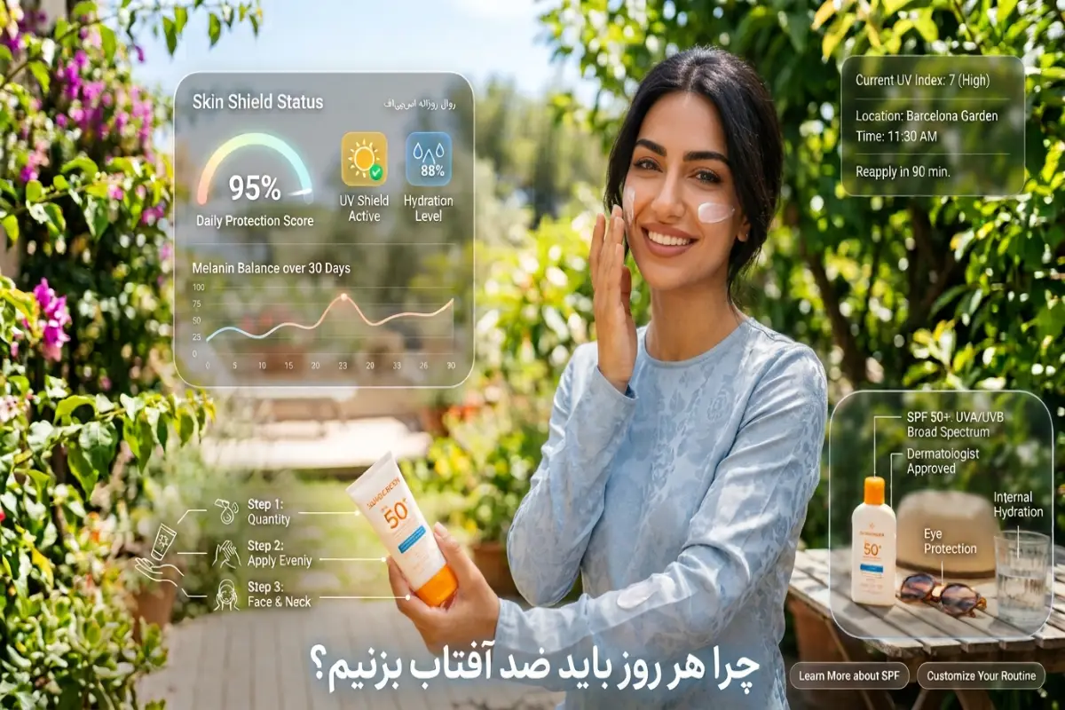چرا هر روز باید ضد آفتاب بزنیم؟